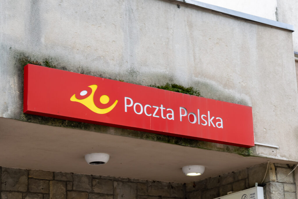 Вивіска відділення Poczta Polska